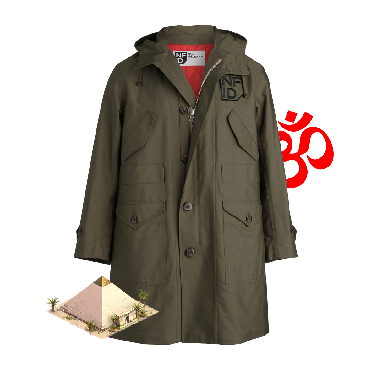 新品タグ付き未使用 SD Reversible Army Hood Coat STANDARDCALIFORNIA/スタンダードカリフォルニア SD Reversible Army