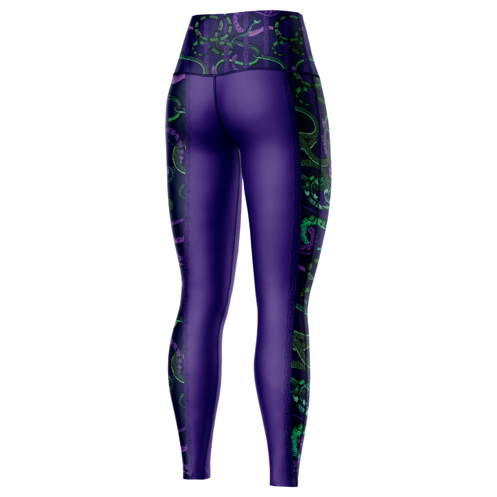 Dark Arts Competition Gear NFID Womens Grappling Spats Back