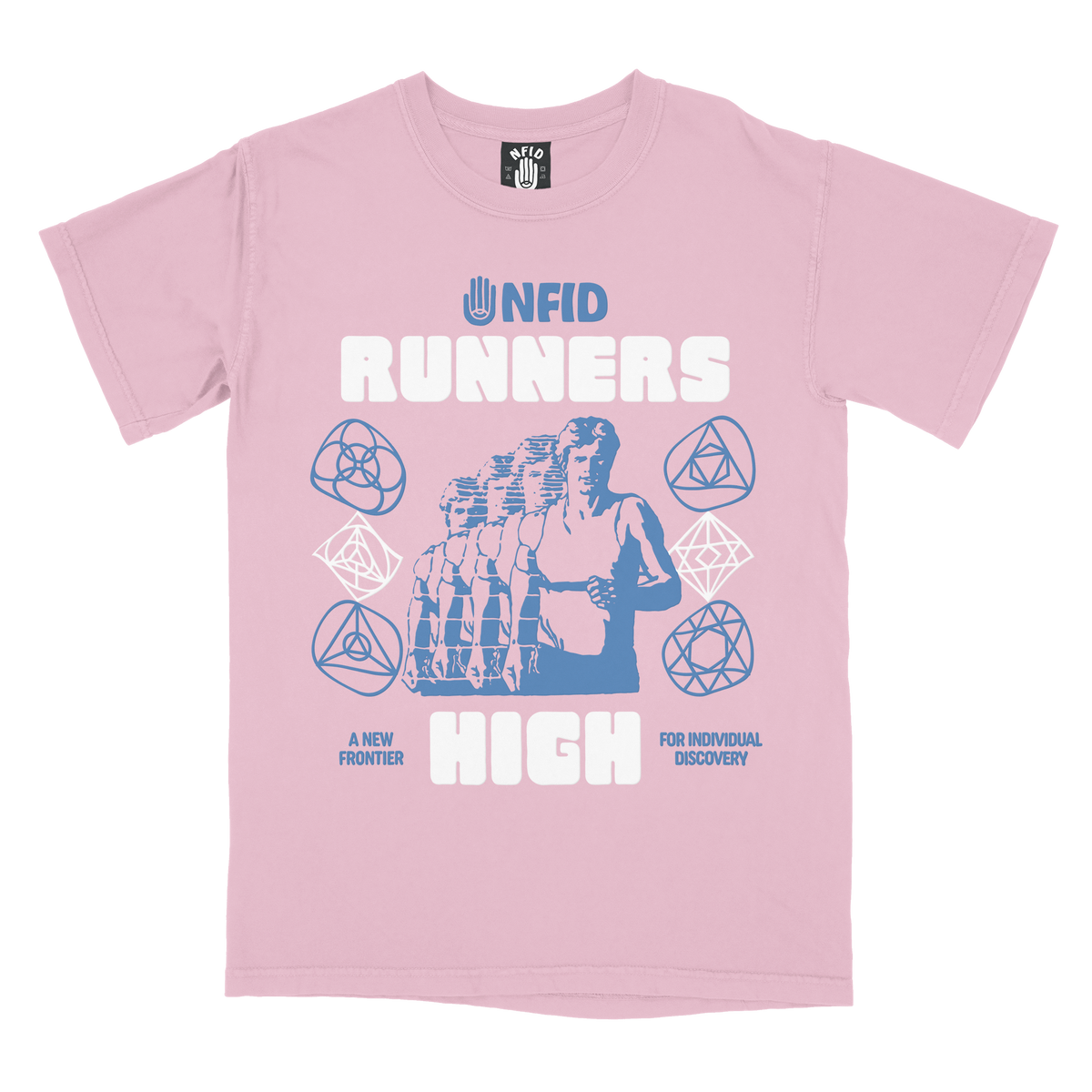 Runners High New Frontier NFID TShirt Pink NFID