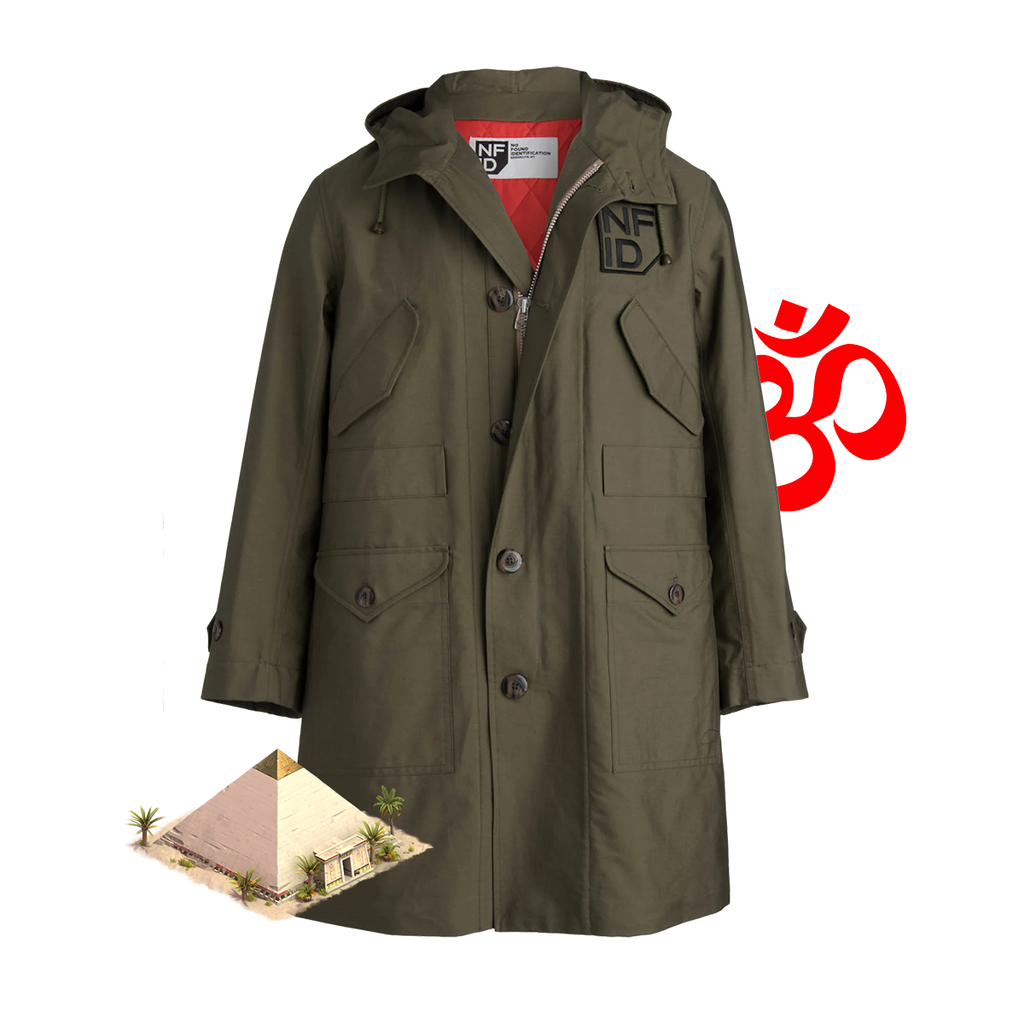 Military Parka<br> Limited Edition Hand Sewn in NYC<br> Red