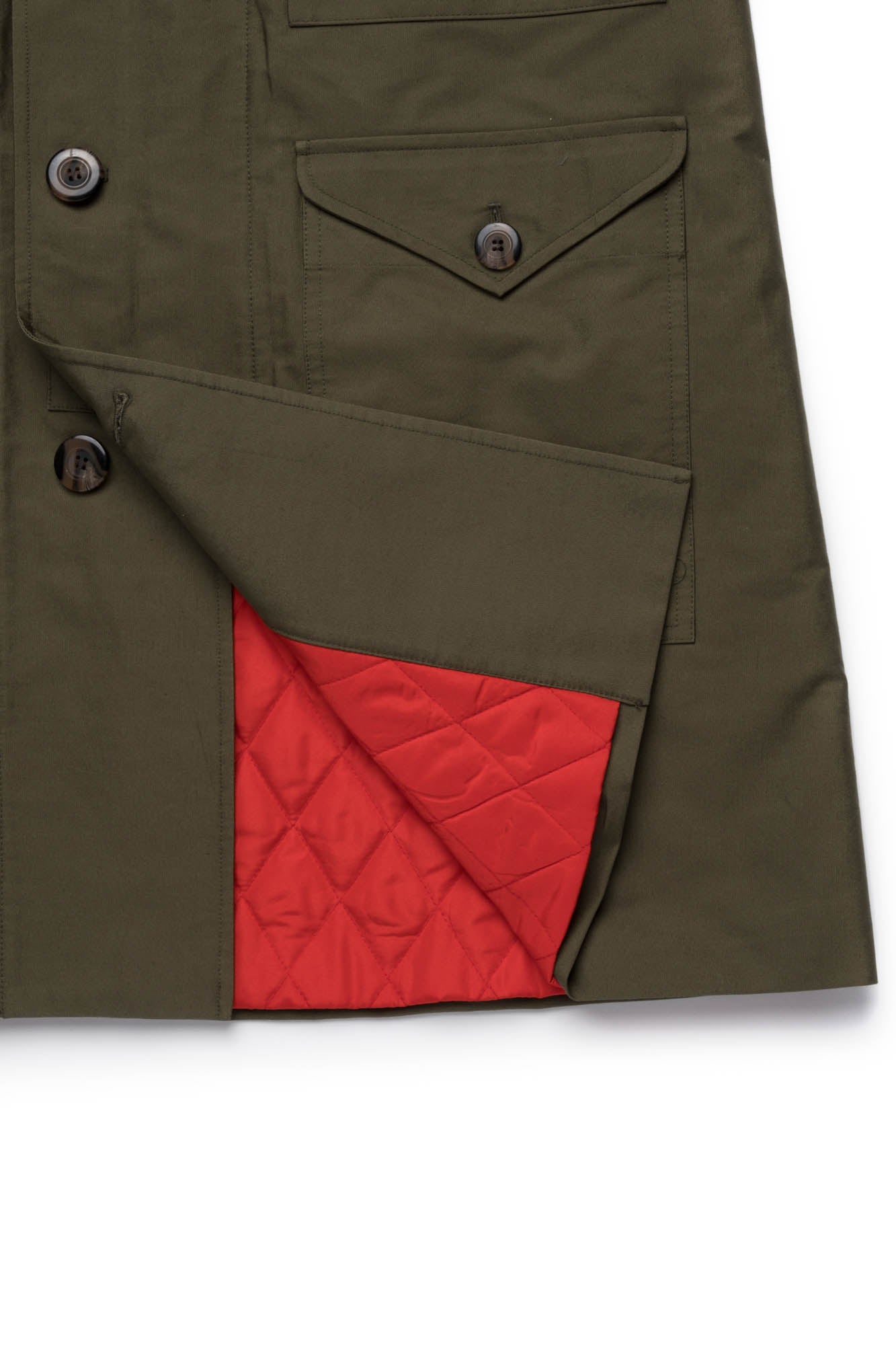 Military Parka Limited Edition Hand Sewn in NYC Red | NFID