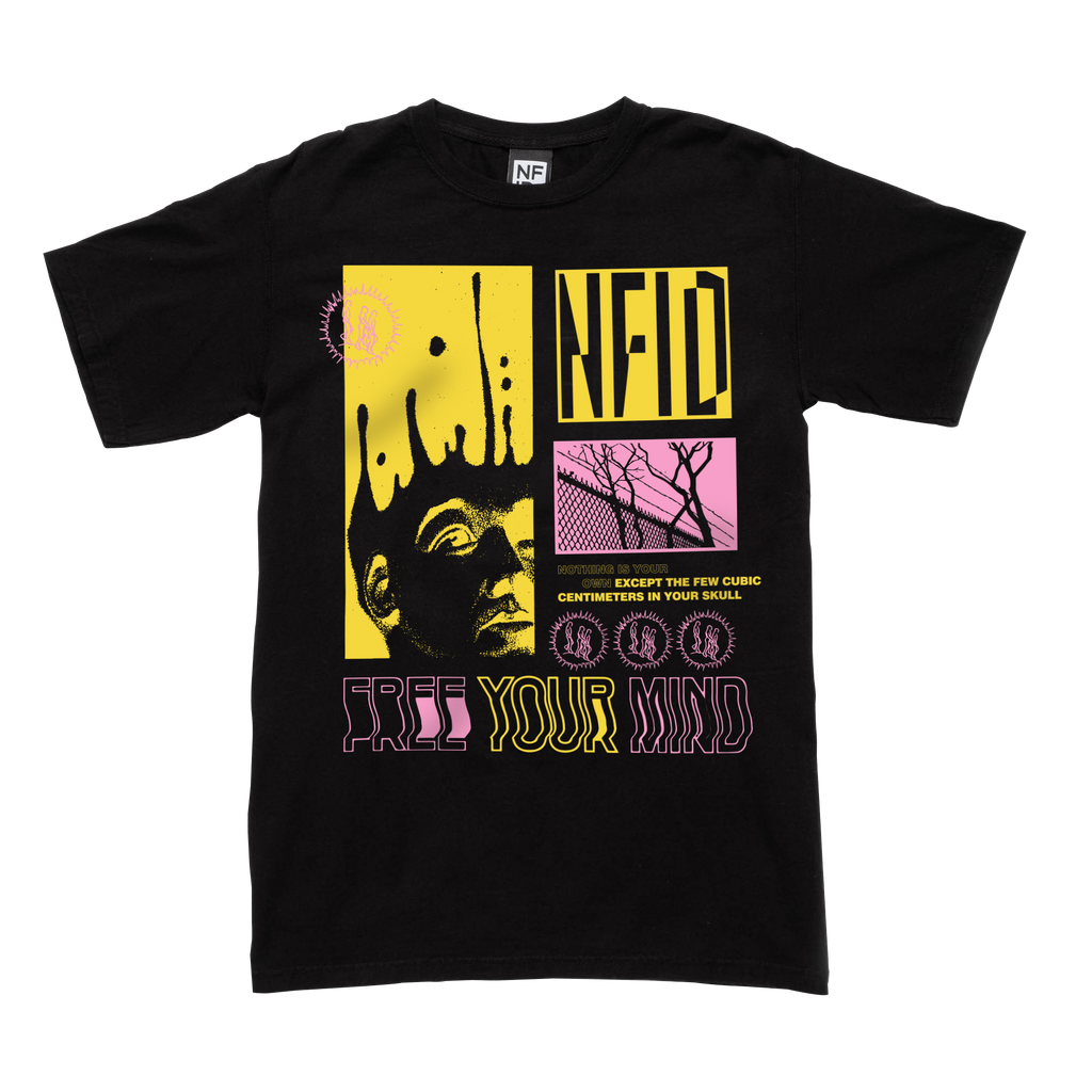 Free Your Mind<br> NFID T-Shirt<br> Black