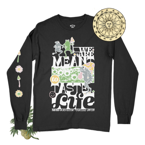 【NONCODE】(Unisex) Fleo embroidered T-shirt Boundless Love NFID Long Sleeve T-Shirt | NFID