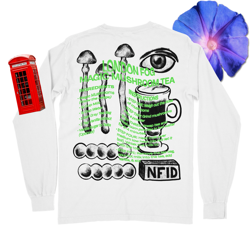 Mushroom Tea<br> NFID Long Sleeve T-Shirt