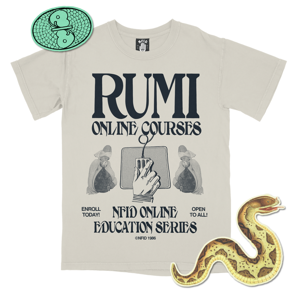Rumi Online Courses<br> NFID T-Shirt<br> Parchment