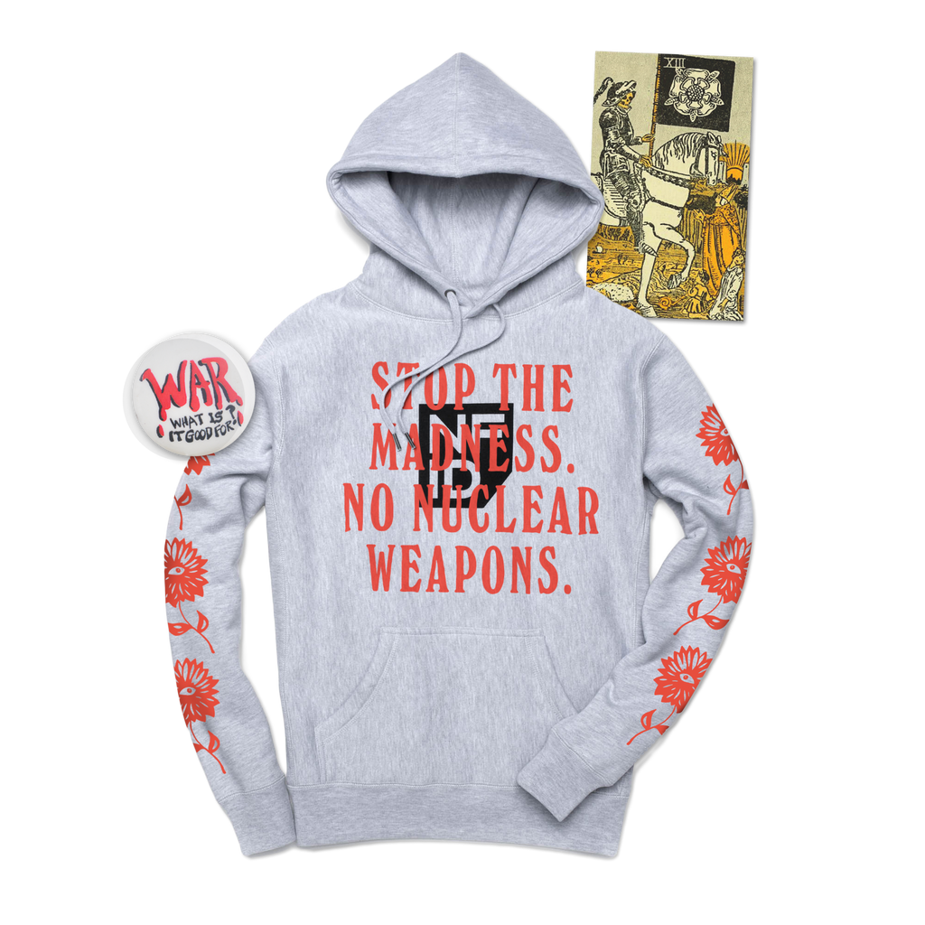 War is Hell<br> NFID Hooded Sweatshirt<br> Grey Heather