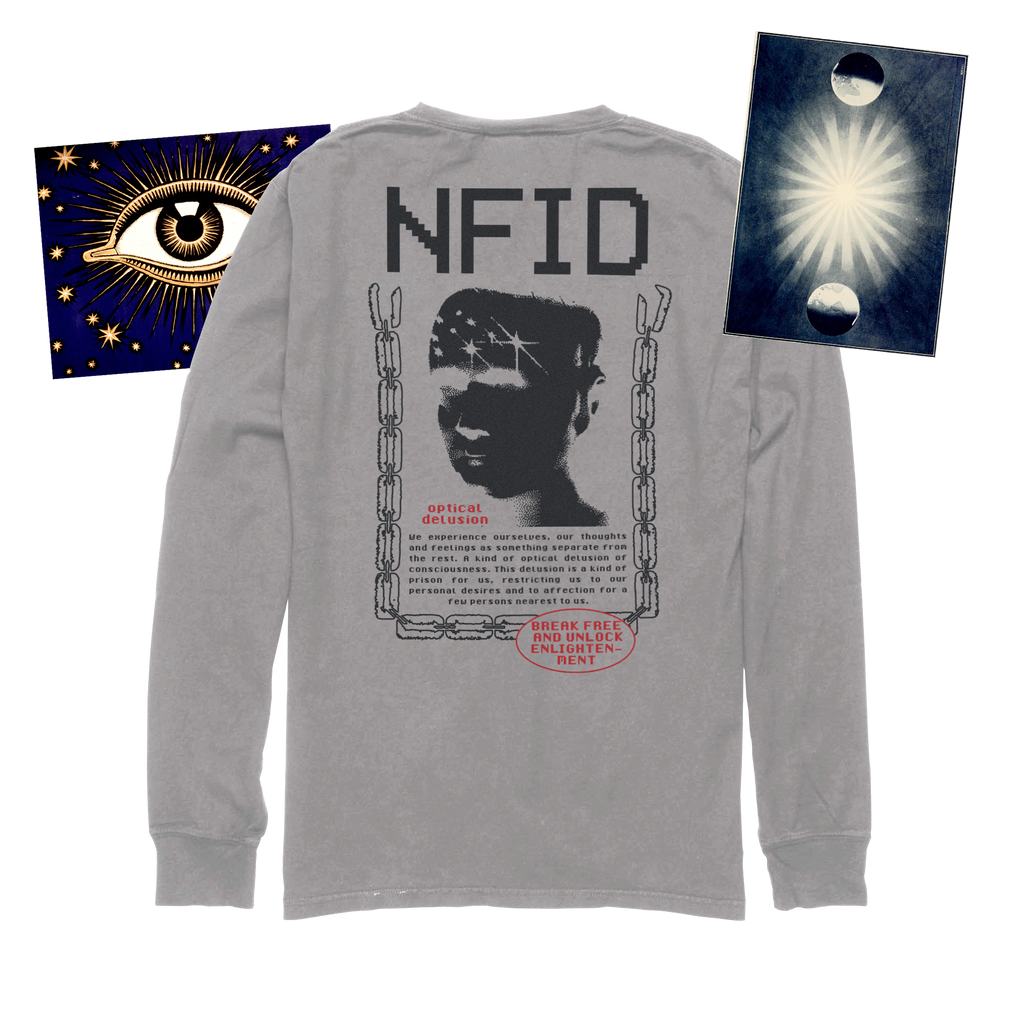 Optical Delusion<br> NFID Long Sleeve Shirt<br> Nickel